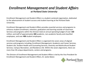Enrollment Management and Student Affairs Mission Statement