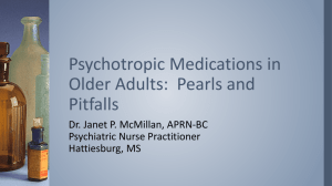 Dr. Janet P. McMillan, APRN-BC Psychiatric Nurse Practitioner
