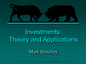 CHAPTER 3: OVERVIEW OF EQUITIES MARKETS