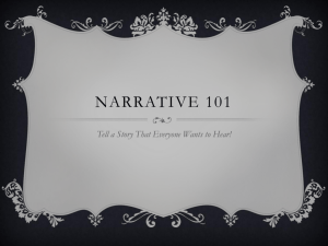 What is Narration?