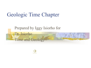 Geologic Time Chapter