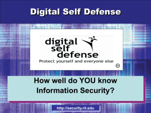 Digital Self Defense 101