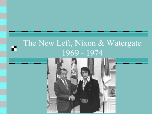 New Left, Nixon & Watergate