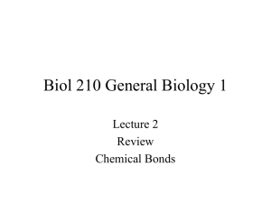 Biol 210 General Biology 1 - Course