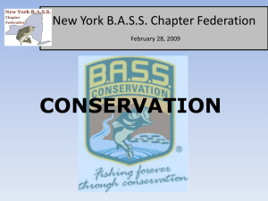 March 09 Conservation Brief - New York BASS Chapter Federation