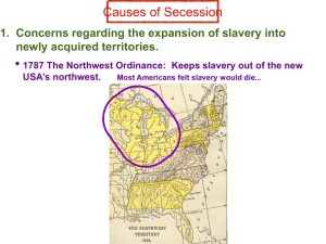 The Missouri Compromise was worked out. (see previous notes?)