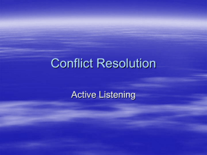 Active Listening