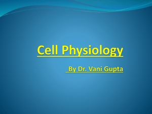 Cell Physiology [PPT]