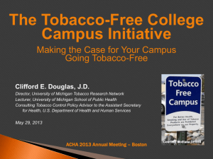 presentation "The Tobacco