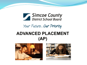 AP PowerPoint Student and Parent Information
