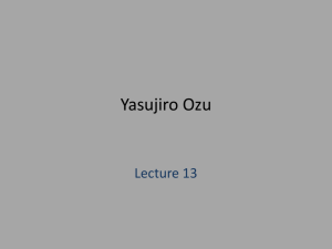 [Lecture 13] Ozu 2012 for wiki