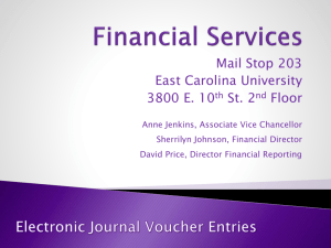 Special Funds - East Carolina University
