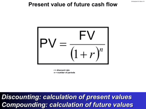 Valuation & Financial Statement Analysis (DeLeo, fall 1999)