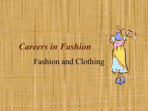 Brown-Careers in Fashion Power Point