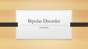 Bipolar Disorder, Chris Weber