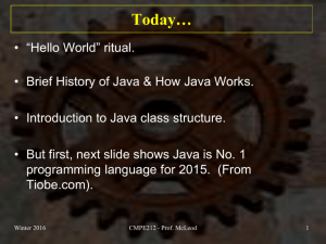 How Java Works, Cont.