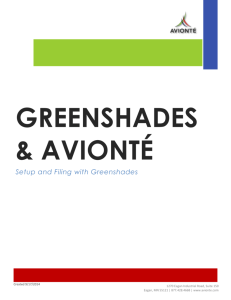 greenshades & avionté
