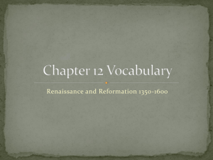 Chapter 12 Vocabulary - Wyoming-World