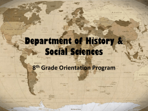 8 th Grade Orientation Program