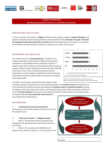 L-force in practice Advancing functional literacy in vocational