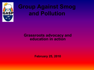 Group Against Smog and Pollution, Inc.