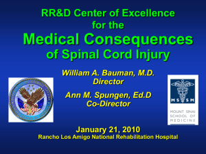 Spinal Cord Damage Research Center William A