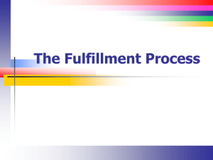 Introduction to Fulfillment