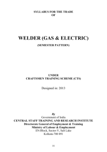 WELDER (Gas & Electric)