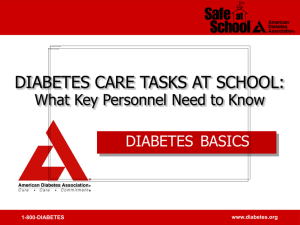Diabetes Basics  - American Diabetes Association