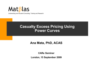 Power curves - Casualty Actuarial Society
