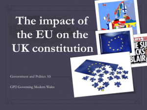 Lesson 8 - The impact of the EU on the UK