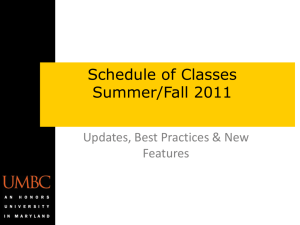 What do I need to know for Fall 2009?