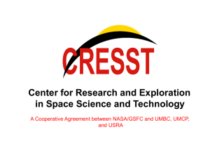 Center for Research and Exploration in Space Science