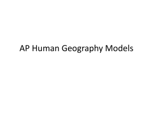 AP Human Geography Models