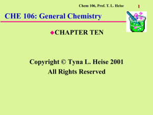 CHE Ch 10-Gases - Mr. Donohue's Chemistry