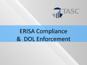 ERISA Compliance & DOL Enforcement