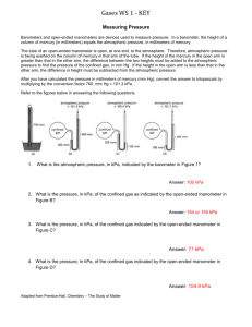 Gases WS 1 - KEY - tamhonorschemistryhart