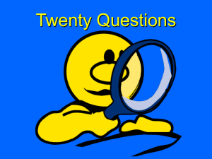 Twenty Questions - Ancient Civilizations