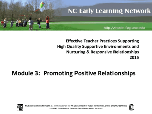 Promoting Positive Relationships PowerPoint Presentation