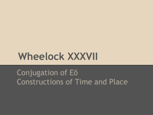 Wheelock XXXVII