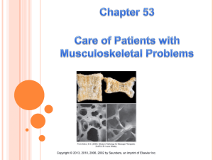 Chapter 53, Musculoskeletal Problems