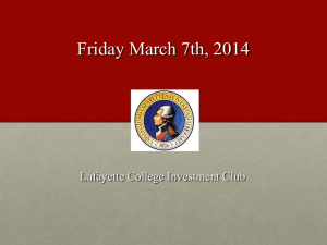 FridayMarch7thMeeting - Sites at Lafayette