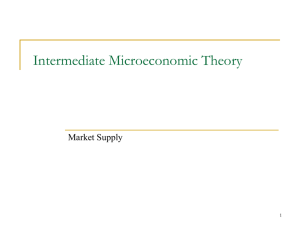 Intermediate Microeconomic Theory