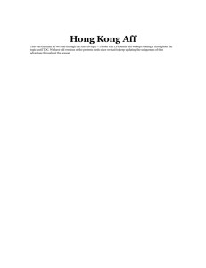 Hong Kong Aff - LW