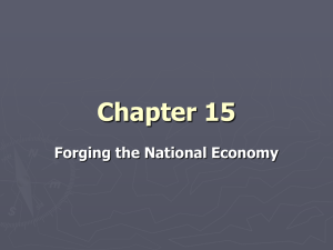 Chapter 15 Forging the National Economy