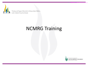 NCMRG Training Presentation