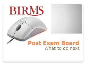Post Exam Board