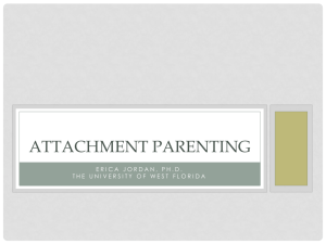 CDAttachmentParenting - University of West Florida