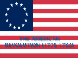 The American Revolution (1775