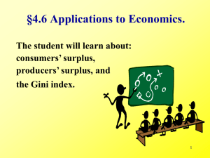 4.6 Two Applications to Economics
